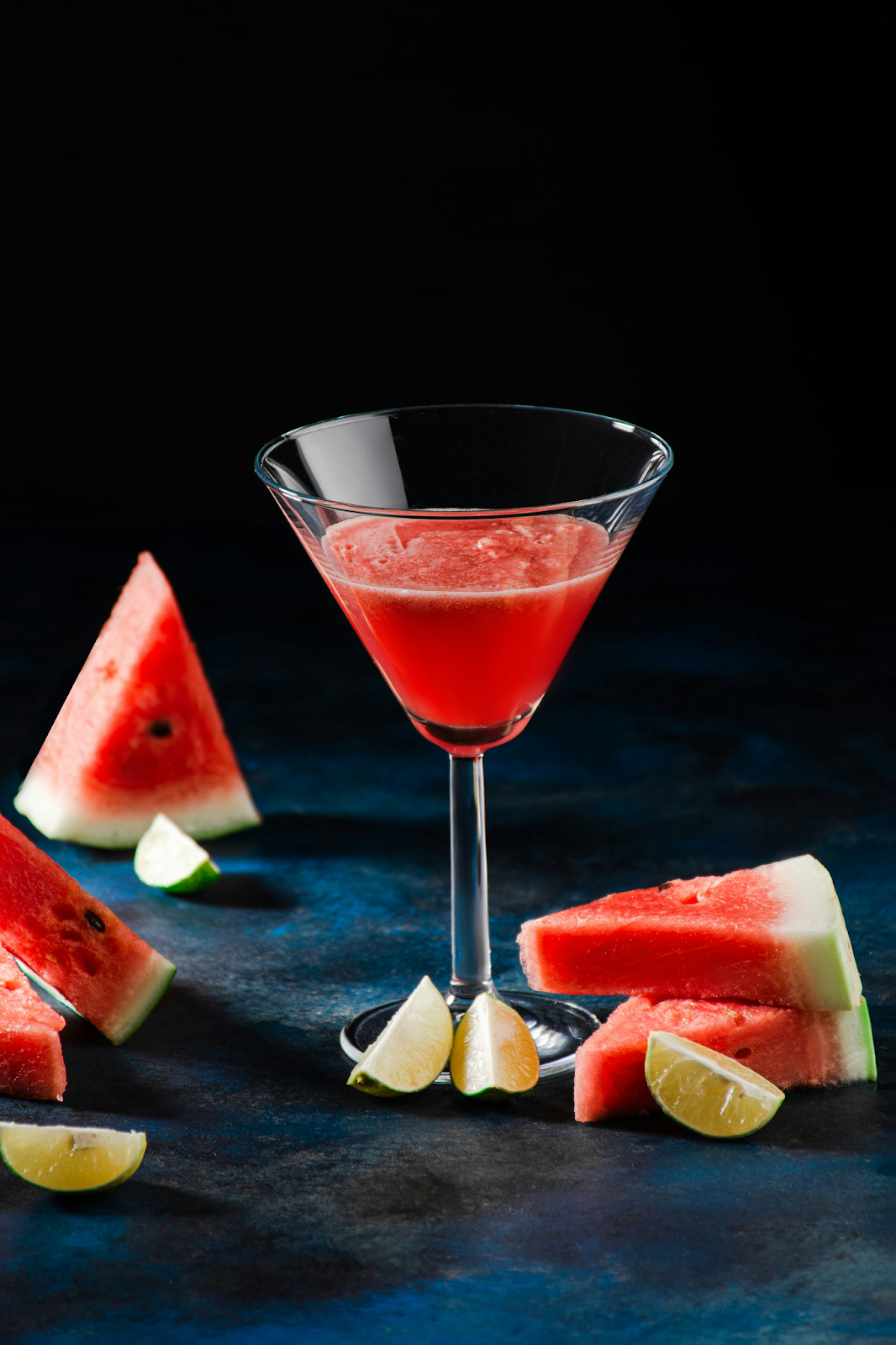 A watermelon martini demonstrating another way to add watermelon to your diet for erectile health